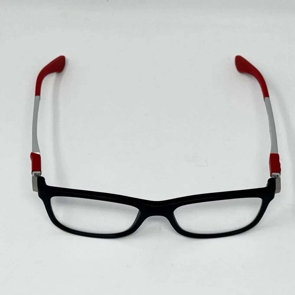 Ray-Ban RB1549 3652 Matte Black Red Eyeglass Frames 48-16-125 Authentic (B)